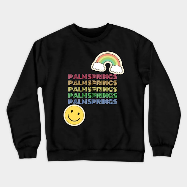 Palm Spring Proud Crewneck Sweatshirt by TJWDraws